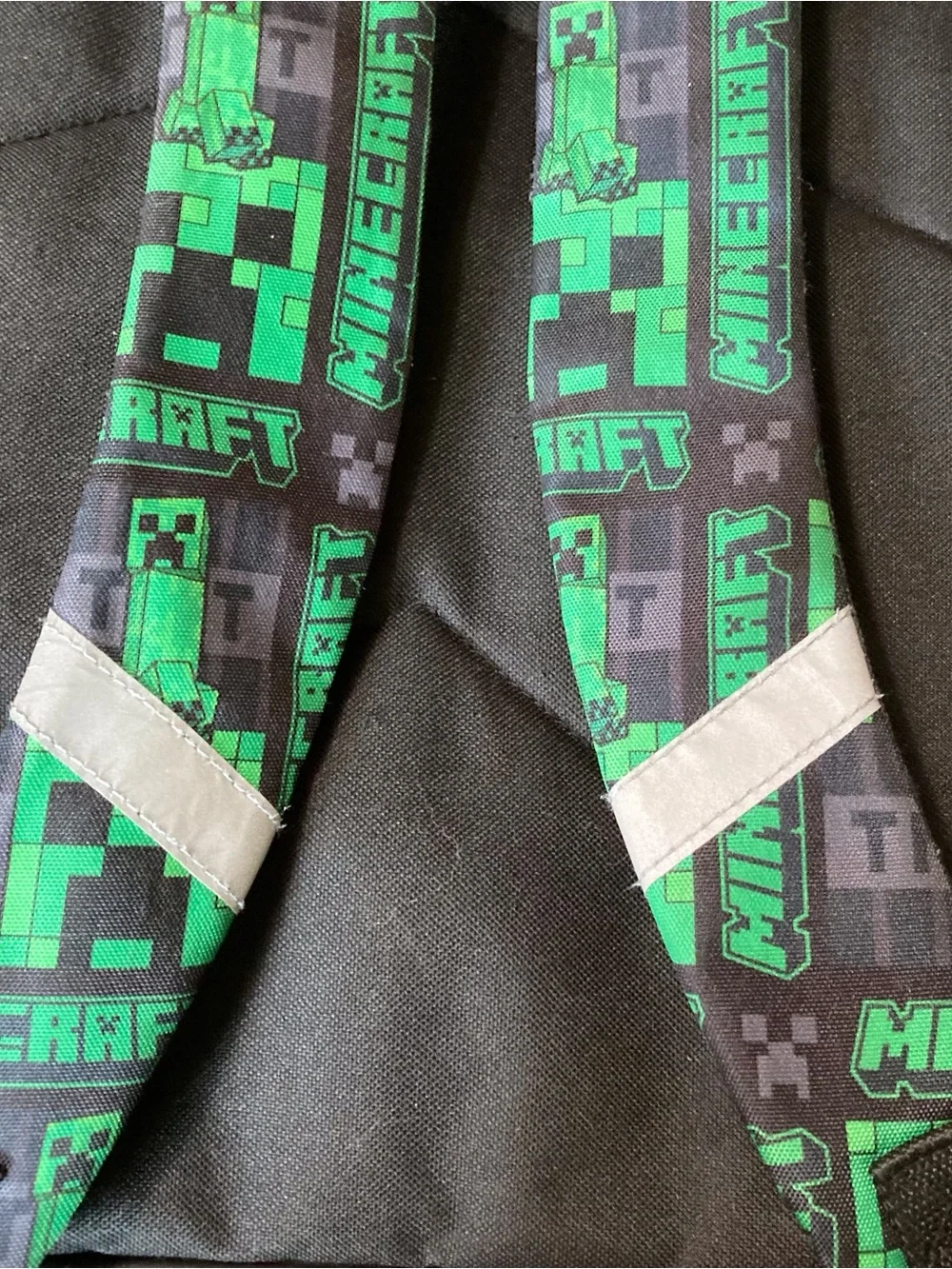 Minecraft Backpack in Green and Black